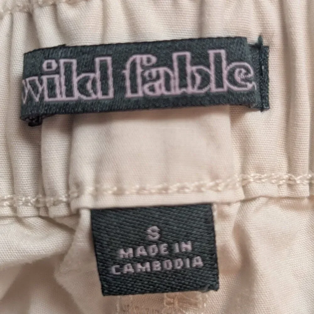 Wild Fable Light Beige Cargo Midi Maxi Skirt Size Small NWT - Picture 4 of 6
